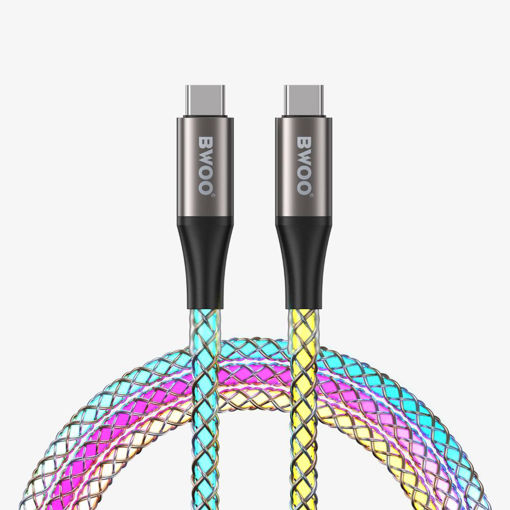 Picture of BWOO RGB FAST CHARGING, TYPE-C TO TYPE-C CABLE
